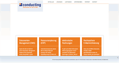 Desktop Screenshot of conducting.de